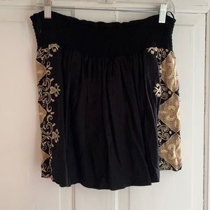 Lucky Brand Embroidered mini skirt